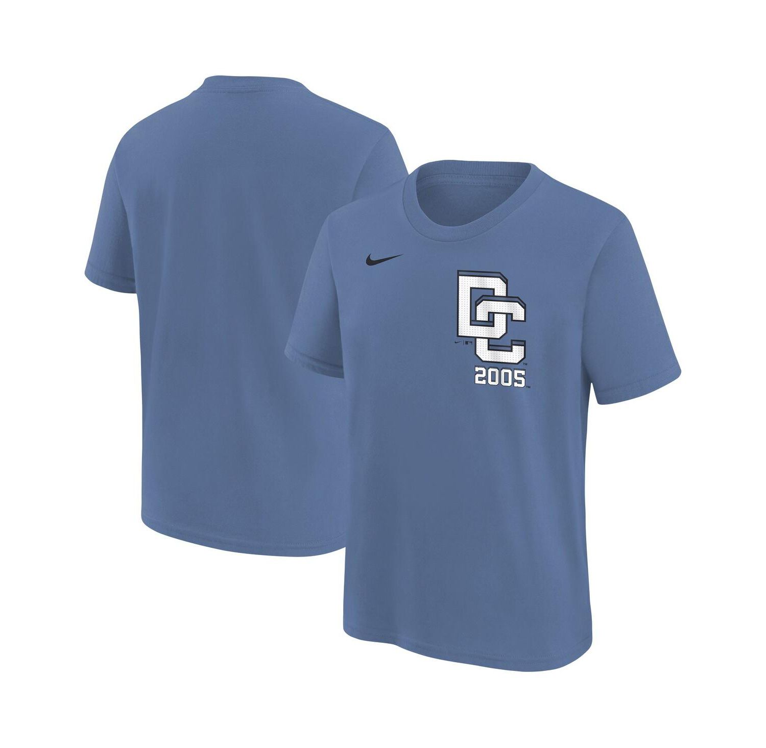 Big Boys and Girls Blue Washington Nationals 2025 City Connect Wordmark T-Shirt