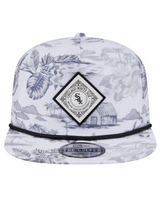 Men's White Chicago White Sox Printed Island Golfer Snapback Hat