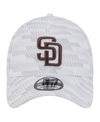 Men's White San Diego Padres Graded 39THIRTY Flex Hat