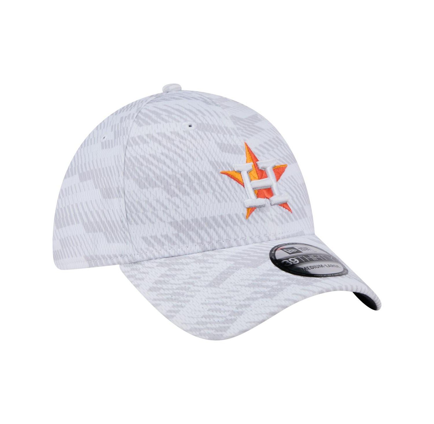 Men's White Houston Astros Graded 39THIRTY Stretch Fit Hat