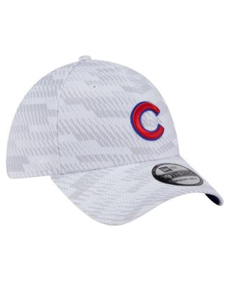 Men's White Chicago Cubs Graded 39THIRTY Stretch Fit Hat