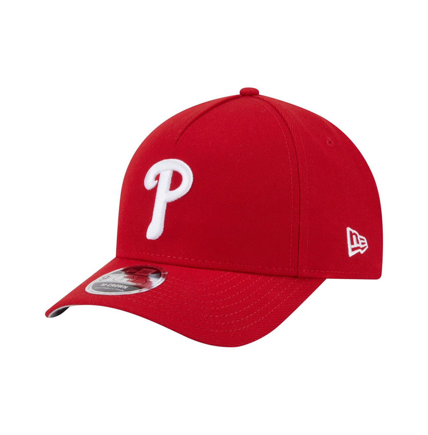 Мужская кепка New Era Red Philadelphia Phillies 9FORTY M-Crown Adjustable Hat — фото 1