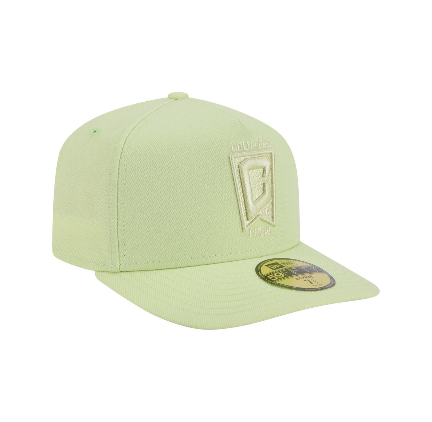 Men's Green Columbus Crew Color Pack A-Frame 59FIFTY Fitted Hat