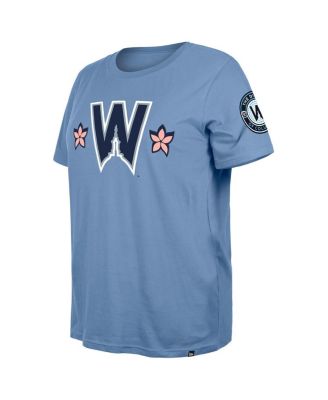 Women's Powder Blue Washington Nationals 2025 City Connect Plus Size T-Shirt