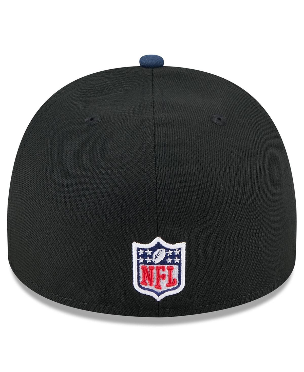 New Era Men's Black/Navy Dallas Cowboys 2025 Nfl Draft On Stage A-Frame 59FIFTY Fitted Hat