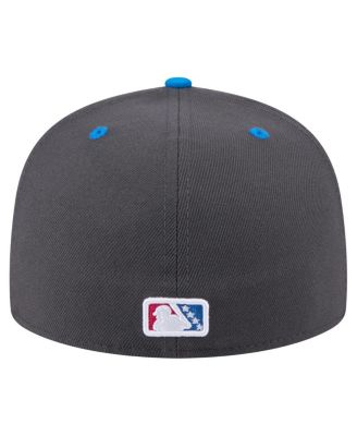 Men's Gray/Blue San Antonio Missions Copa de la Diversion 59FIFTY Fitted Hat