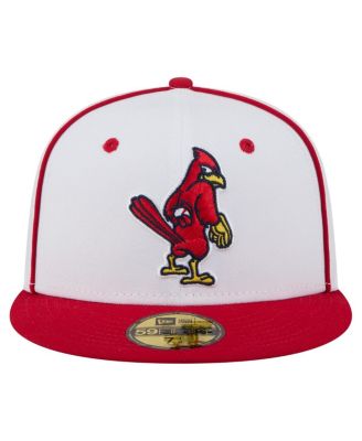 Men's White/Red Memphis Redbirds Authentic Collection 59FIFTY Fitted Hat