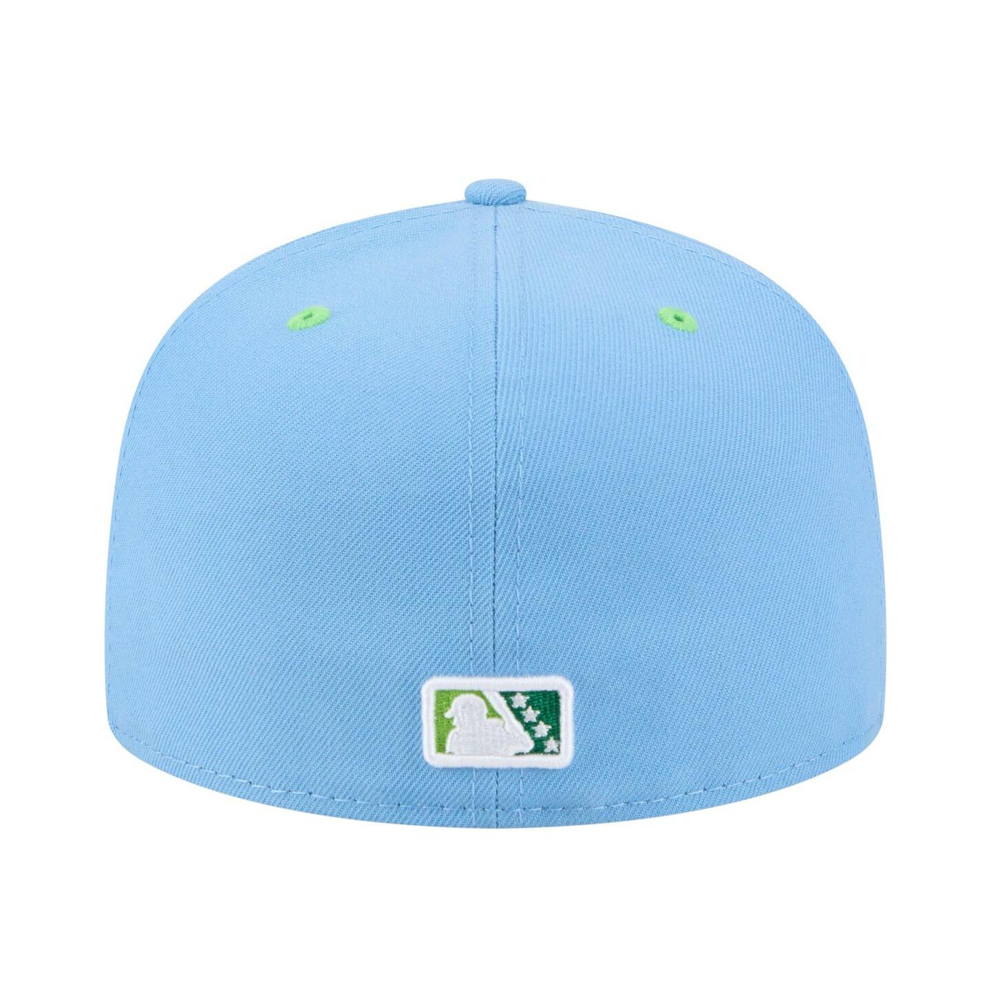 Мужская кепка New Era Light Blue Daytona Tortugas Authentic Collection 59FIFTY Fitted Hat — фото 4
