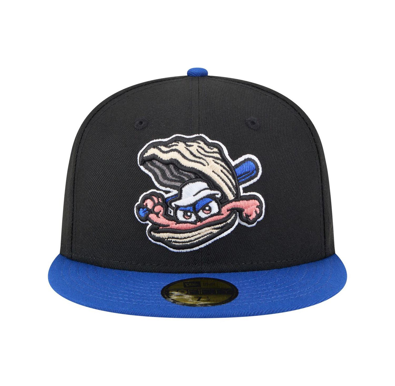 Men's Black/Blue Biloxi Shuckers Authentic Collection 59FIFTY Fitted Hat