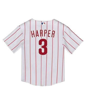 Baby Boys and Girls Bryce Harper White Philadelphia Phillies Home Replica Jersey