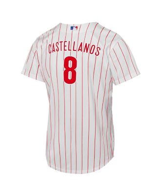 Big Boys and Girls Nick Castellanos White Philadelphia Phillies Home Replica Player Jersey