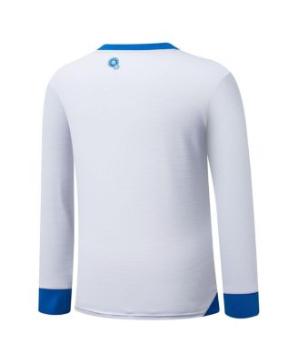 Men's White El Salvador National Team 2025 Away Replica Long Sleeve Jersey