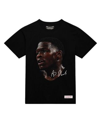 Men's and Women's Anthony Edwards Black NBA Real Big Face Player T-Shirt