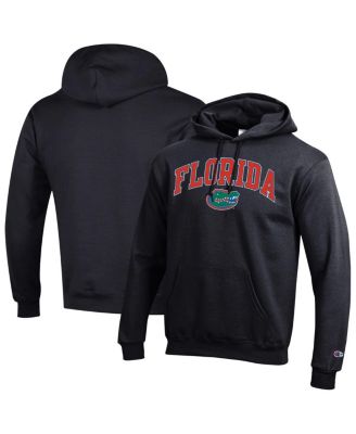 Champion - Men's Black Florida Gators Arched Logo Fleece Pullover Hoodie