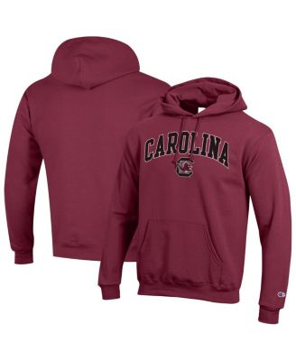 Champion - Men's Garnet South Carolina Gamecocks Arch Over Logo Pullover Hoodie