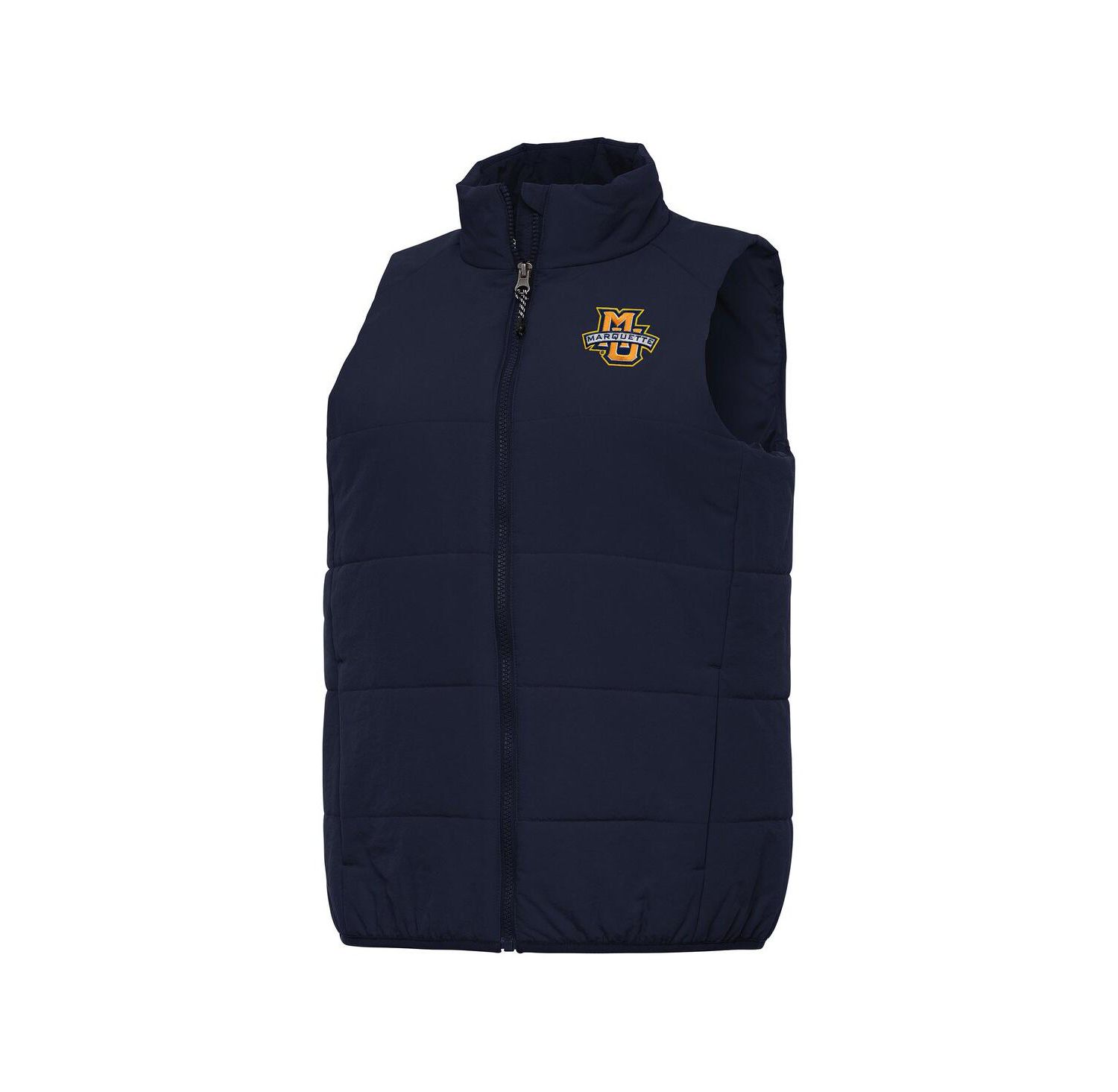 Women's Navy Marquette Golden Eagles Experience Full-Zip Vest