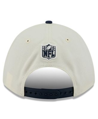 Men's Cream/Navy Dallas Cowboys 2025 NFL Draft 9FORTY A-Frame M-Crown Adjustable Hat