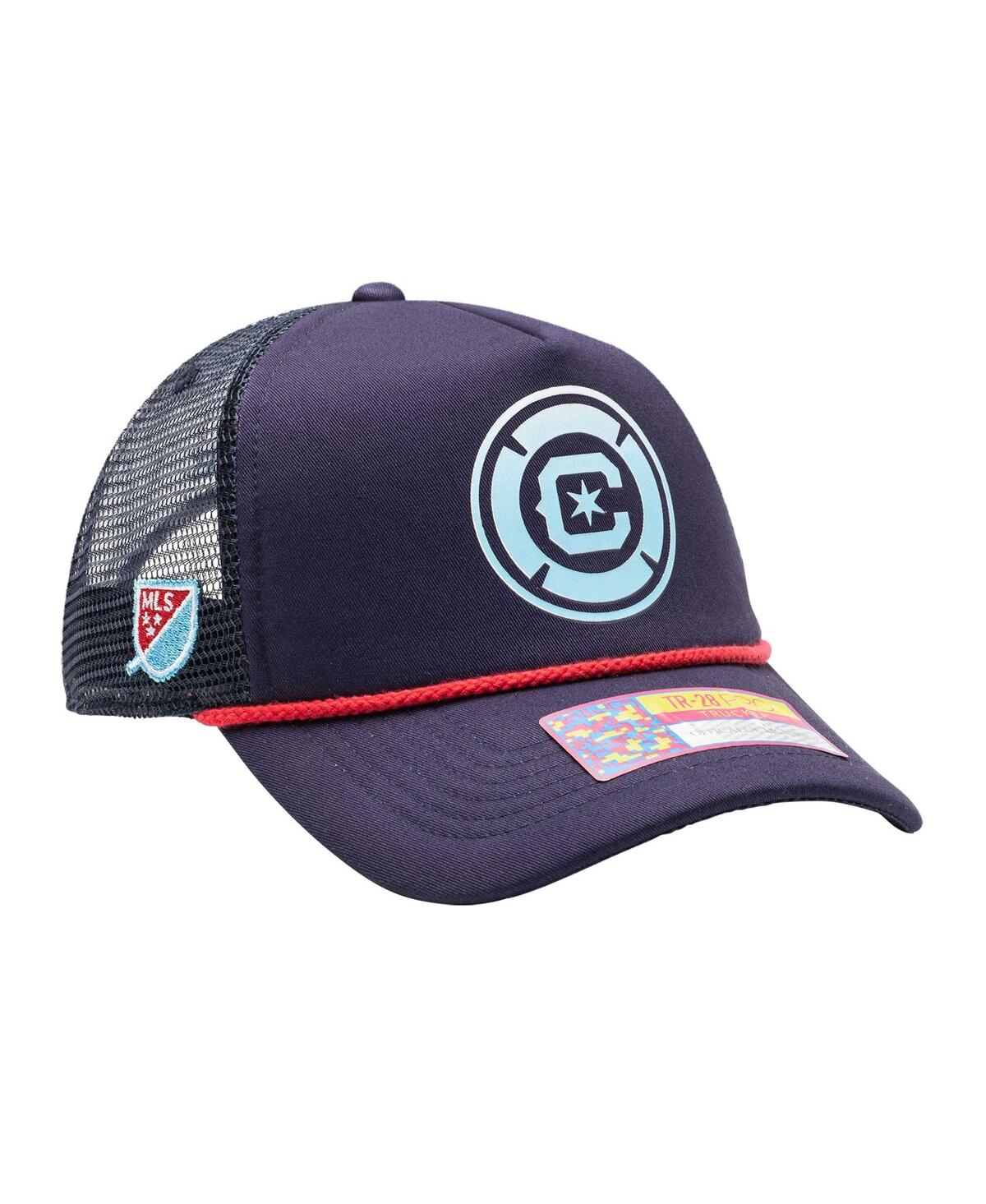 Men's Navy Chicago Fire Atmosphere Trucker Adjustable Hat - Navy