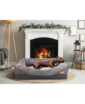 Luxury 2XL Warm Washable Orthopedic Pet Bed for Dogs/Cats