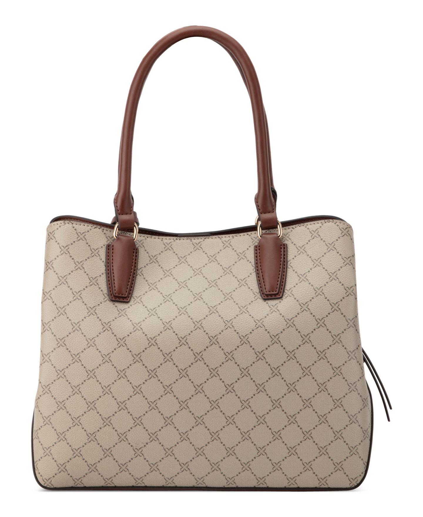 Женская сумка Nine West Lakelyn Carryall Large Satchel, цвет: Бежевый красное дерево — фото 2