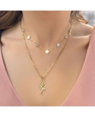 Gold Ballerina Charm 14K Gold