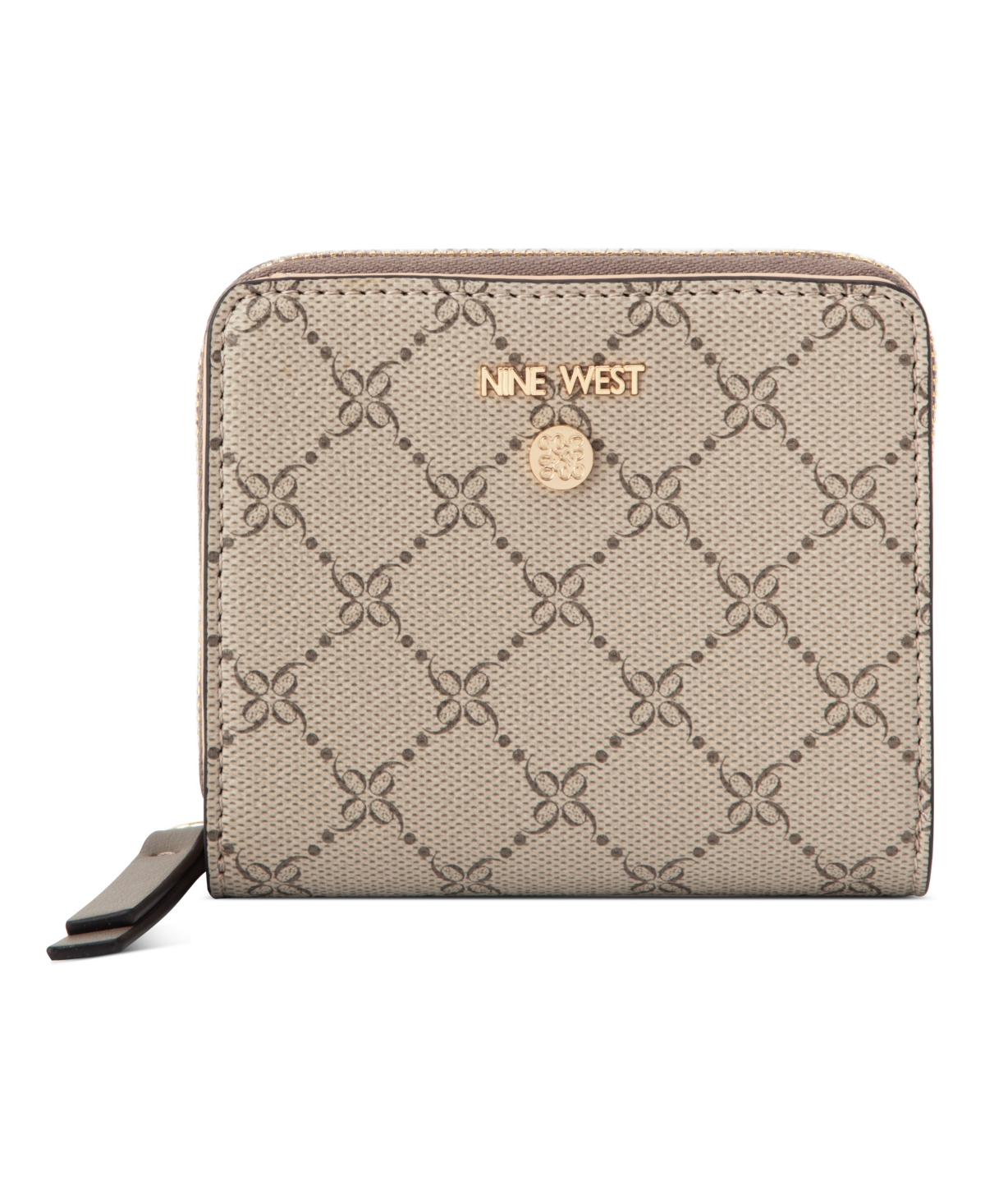 Caireann Small Zip Around Wallet - Chambray Logo Navy