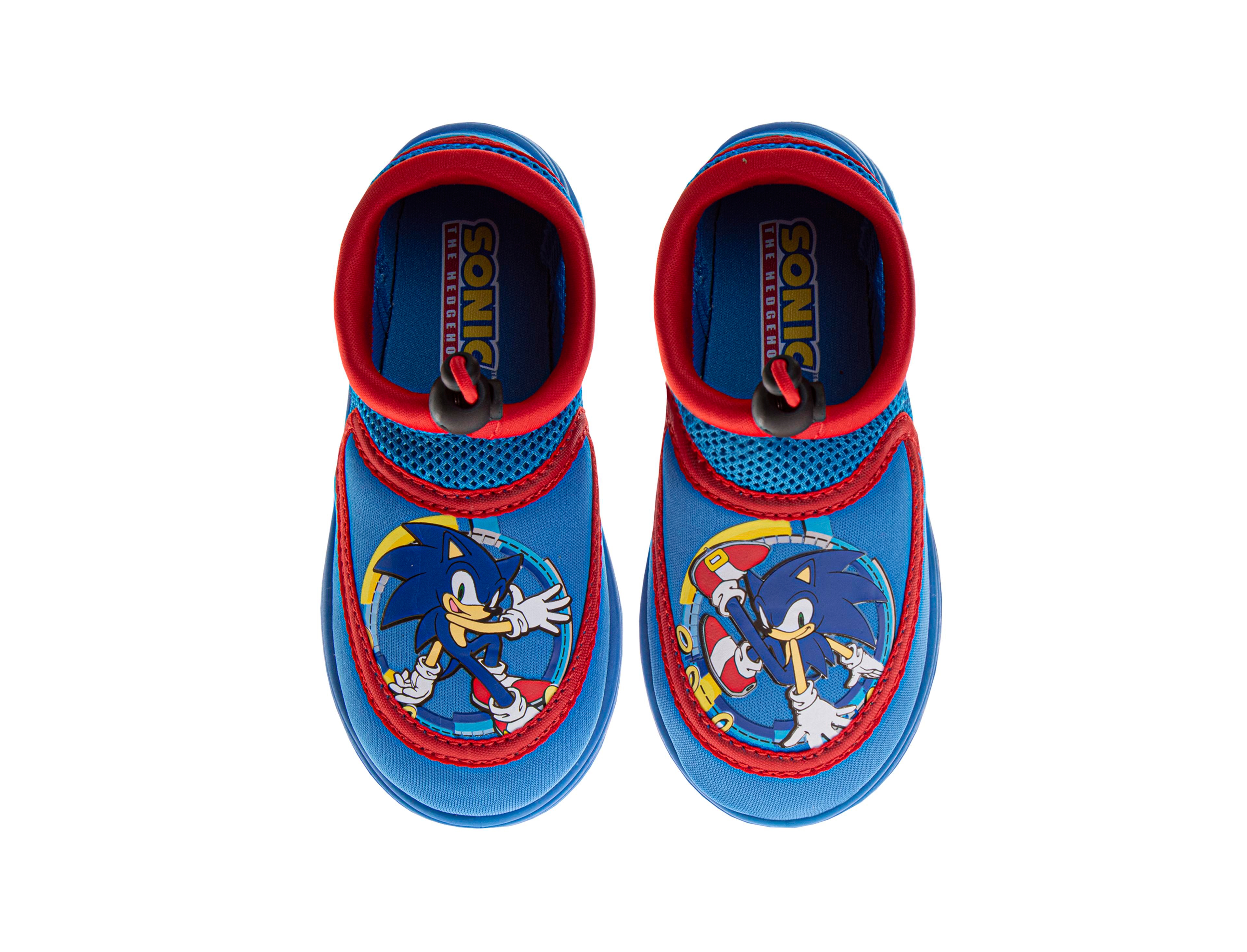 Sonic The Hedgehog Toddler Boys Dual Sizes Water Shoe