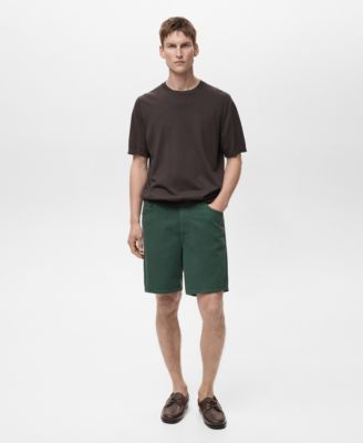 Men's Denim Drawstring Shorts