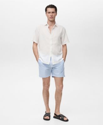 Men's Seersucker Swim Trunks