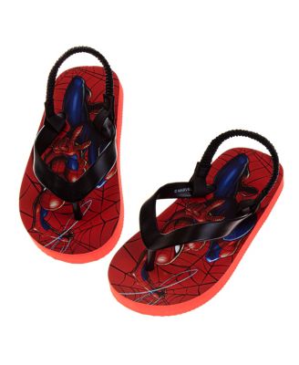 Toddler Boys Superhero Backstrap Flip Flop Slippers