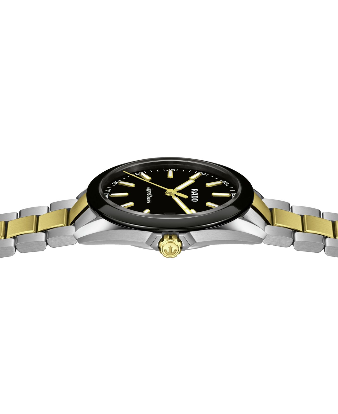 Мужские часы Rado Swiss HyperChrome Two-Tone Stainless Steel Bracelet Watch 42mm — фото 2