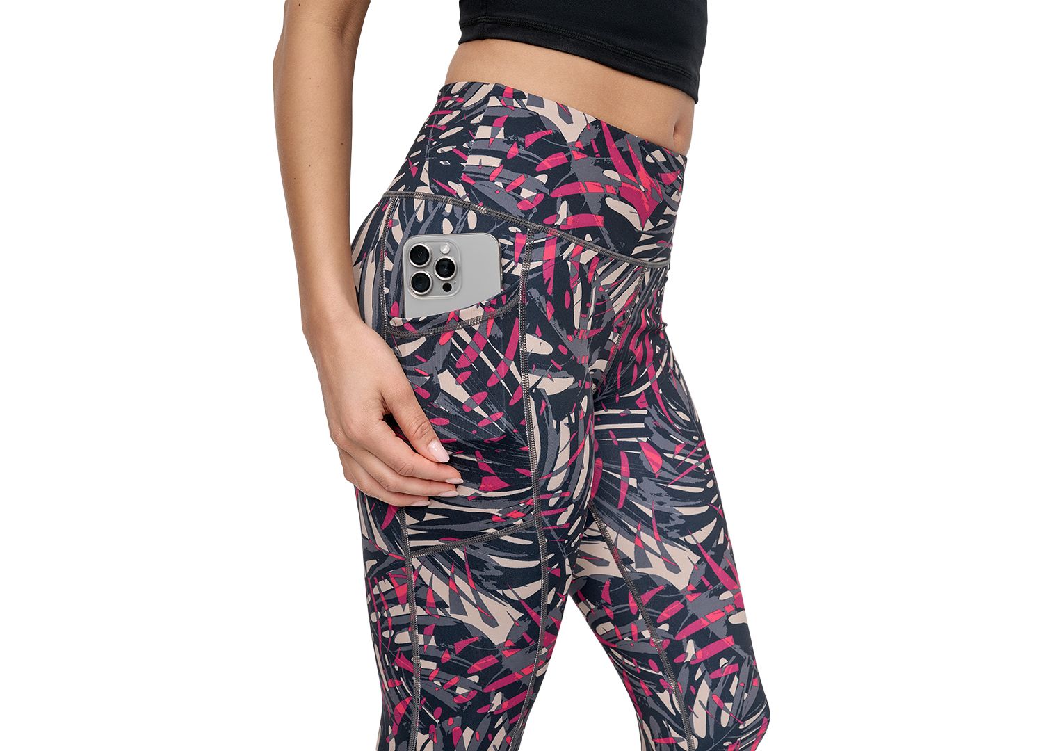 Women's Printed High-Waist 7/8 Tights