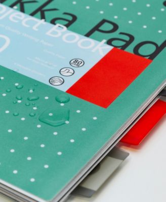 Metallic Green Letter Sized Subject Divider Notebook, Pack of 3