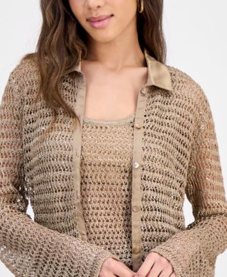 Women's Bella Embellished Knit Shirt