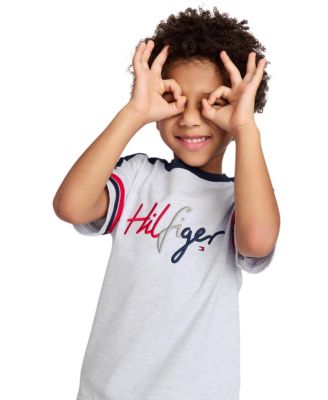 Toddler Boys 2-Piece Signature Crewneck T-Shirt and Twill Shorts Set