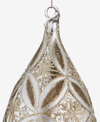 Blessed Gold-Tone Glass Drop Ornament, Macy's Exclusive