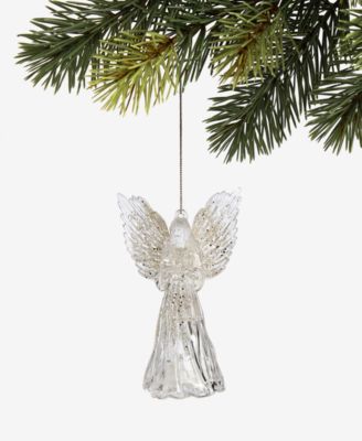 Holiday Lane - Christmas Glitters Light-Up Angel Ornament