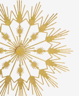 Enchanted Forest Gold Starburst Ornament, Macy's Exclusive