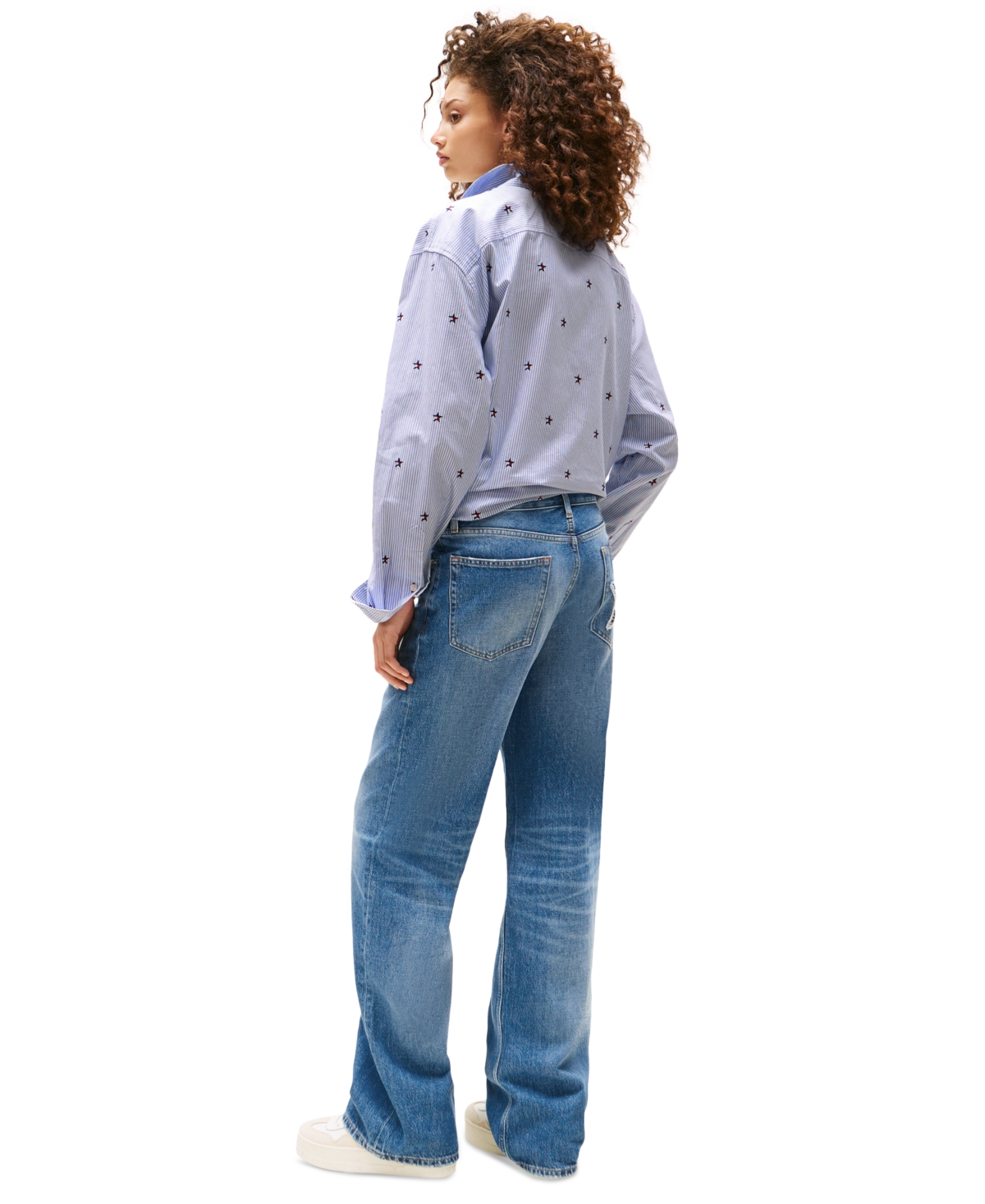 Tommy Jeans Tommy Girl Women's Relaxed Denim Jeans In Blue