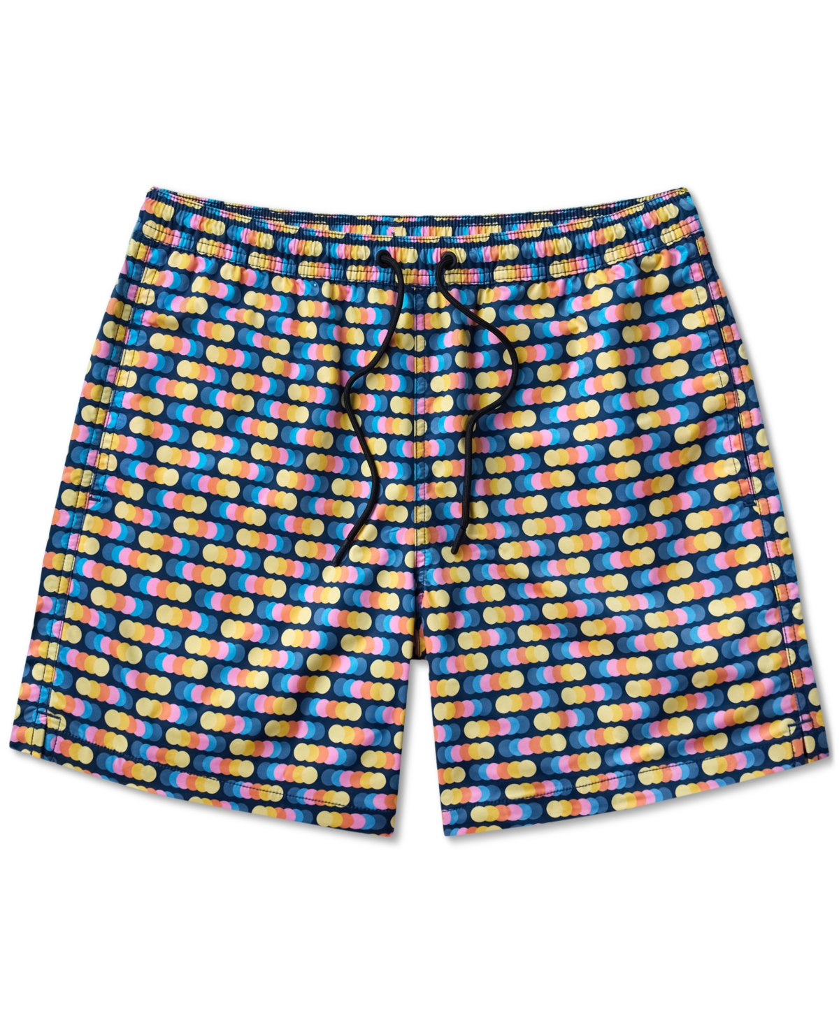 Men's Motion Blur Printed Freestyle 6" Shorts - Dark Blue