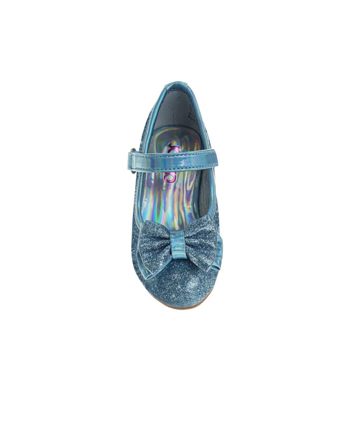 Josmo Toddler and Little Girls Low Heeled Bow Detail Dress Shoe