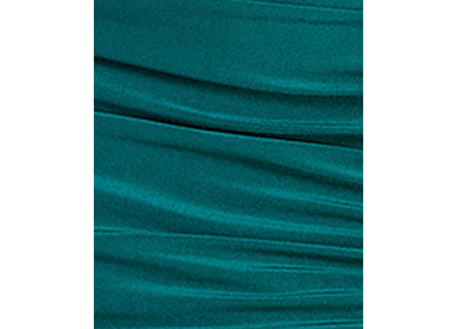 Juniors' Sleeveless Ruched Satin Gown with High Slit