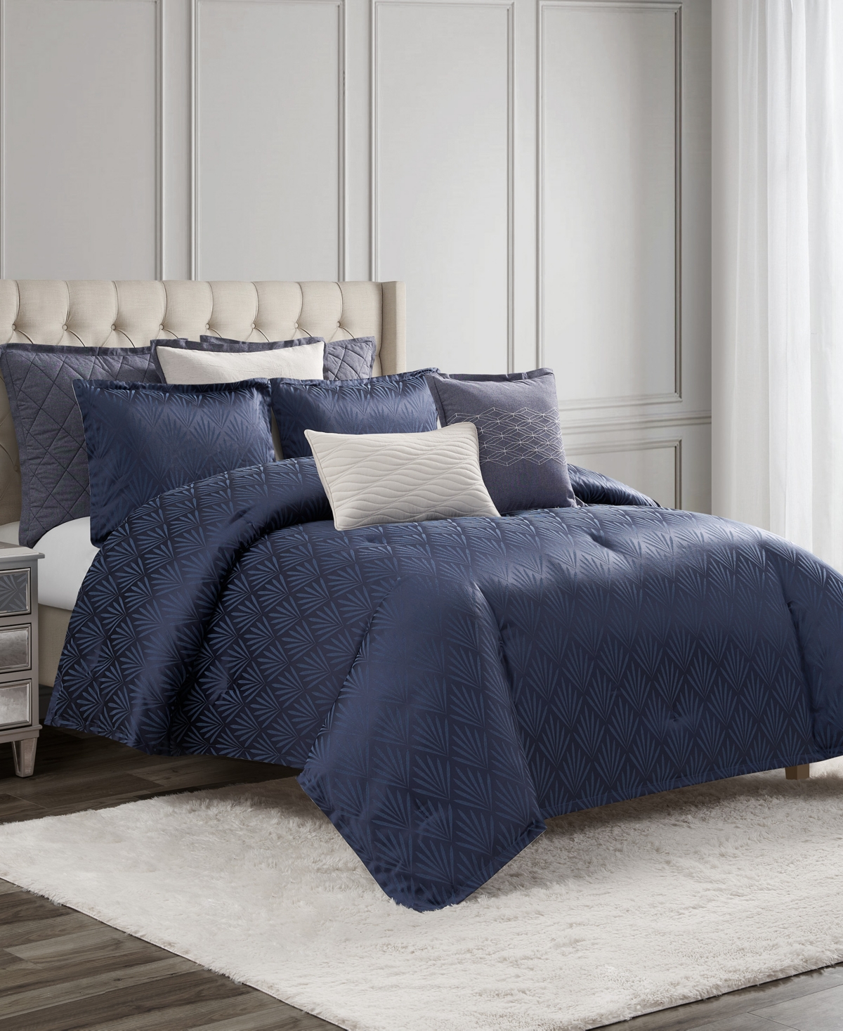 Waterford Chloe 3-pc. Comforter Set, King In Blue