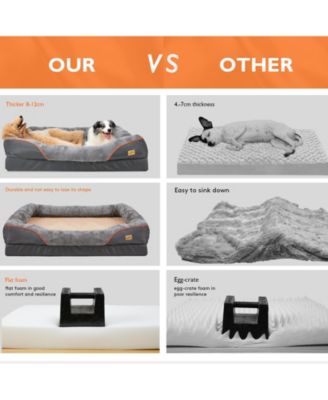 Luxury XL Warm Washable Orthopedic Pet Bed for Dogs/Cats