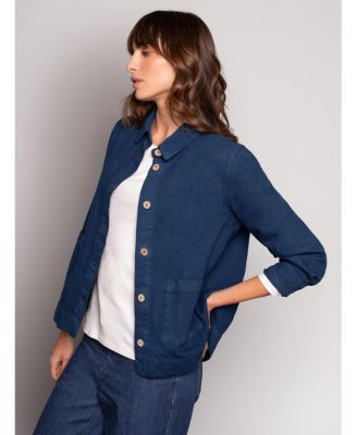 Women's Cotton Twill Pleat Back Jacket