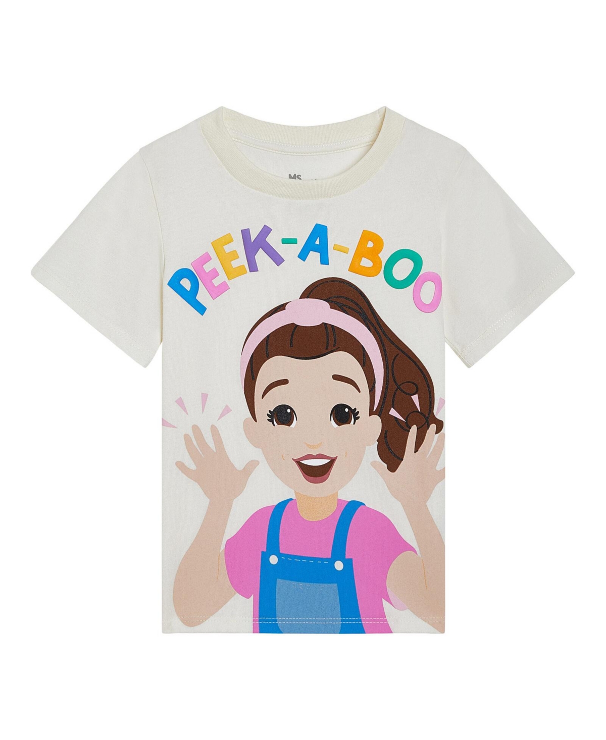 Ms. Rachel Toddler Girls T-Shirt - Off white