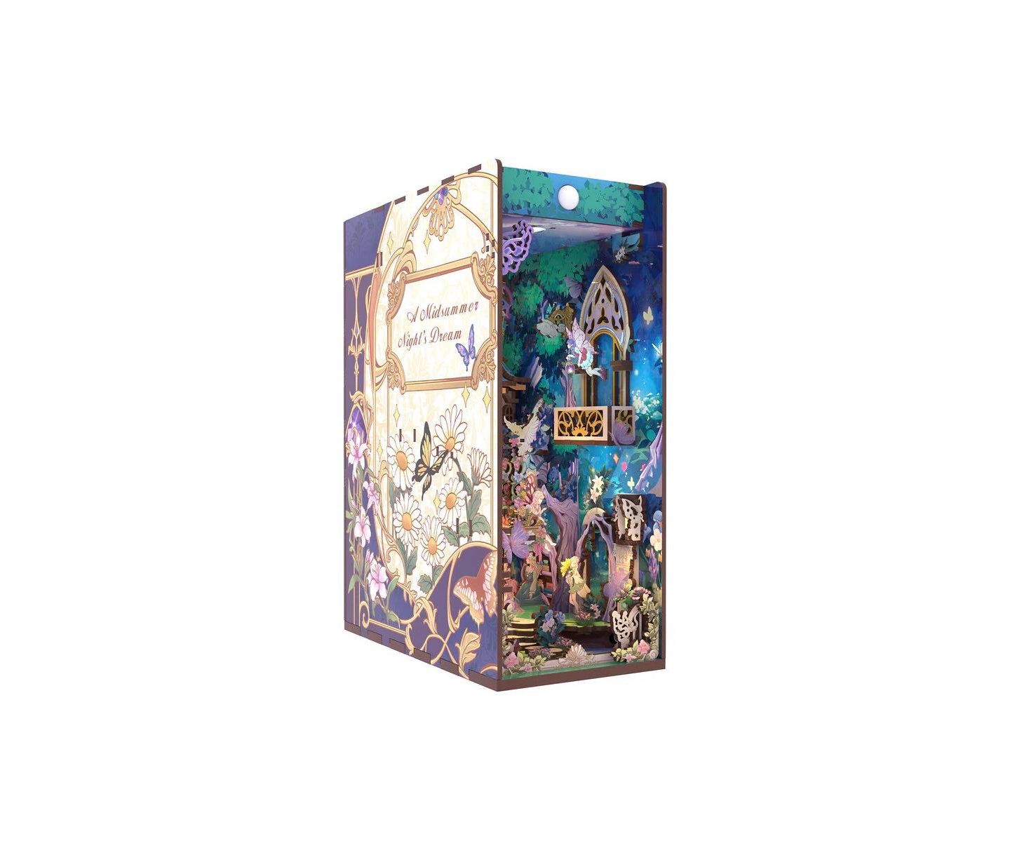 Детские куклы Flash Popup A Midsummer Night's Dream 3D Book Nook Kit with Touch Sensor LED Light, 206-Piece, Ages 14+ — фото 1