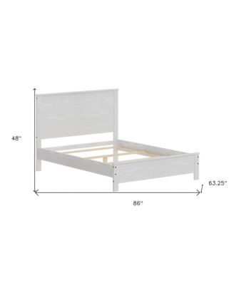Heavy-Duty Solid Wood Bed Frame – Minimalist & Modern Support