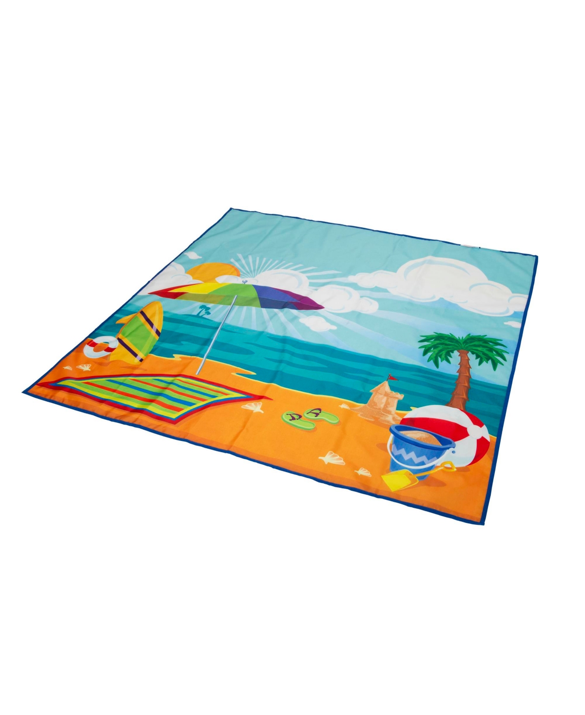 Seaside Beach Mat - Beach printed design