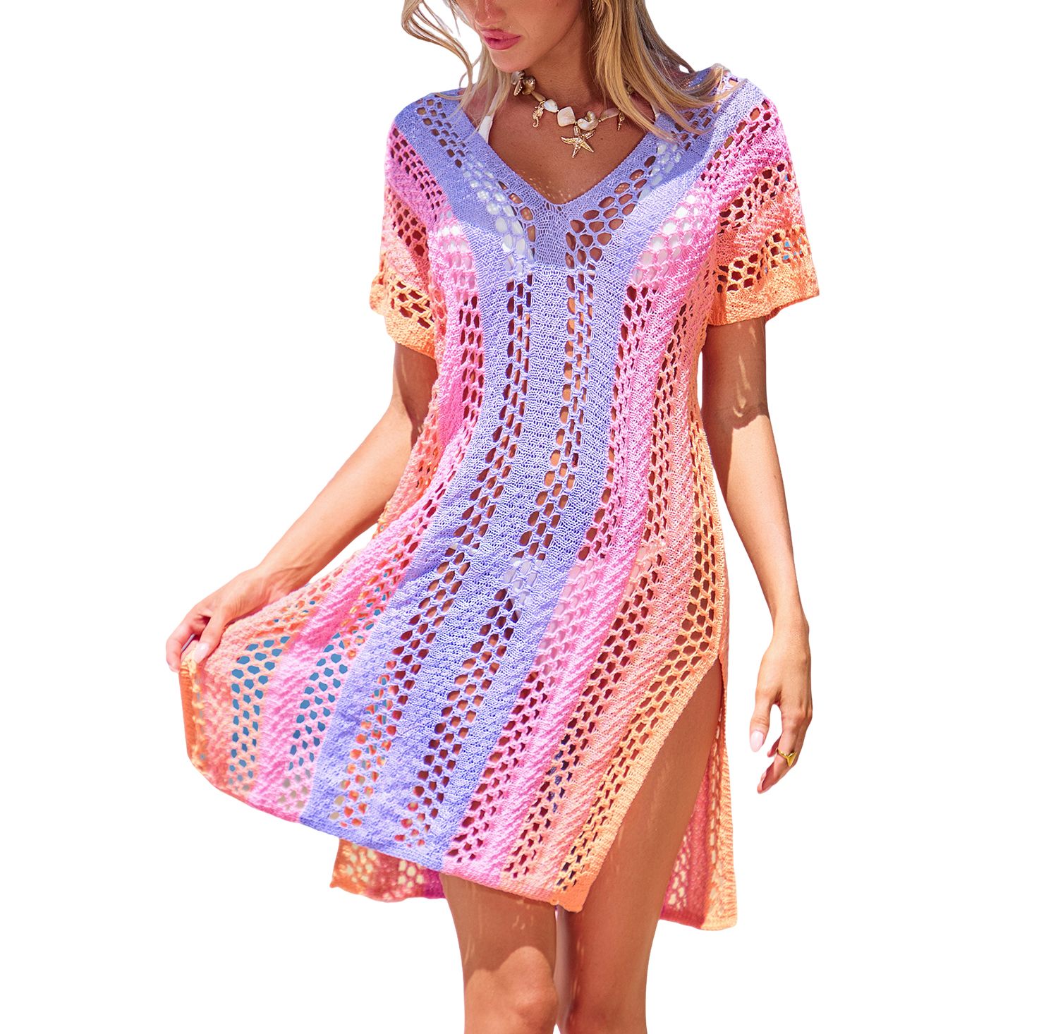 Women's Berry Sorbet Ombre Cover-Up Dress